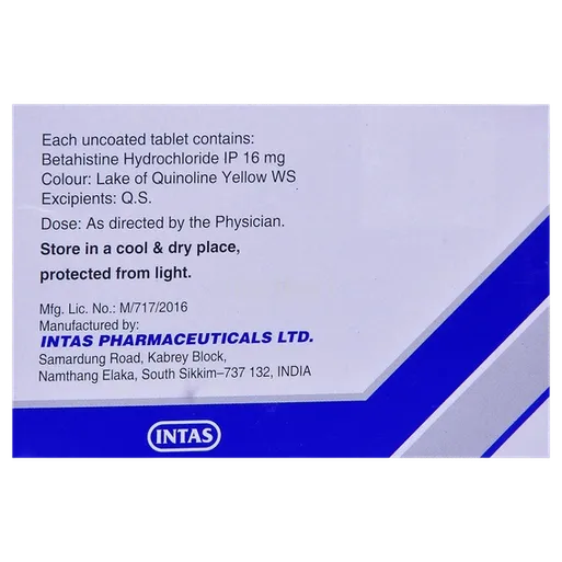 zevert md 16mg tablet 15's
